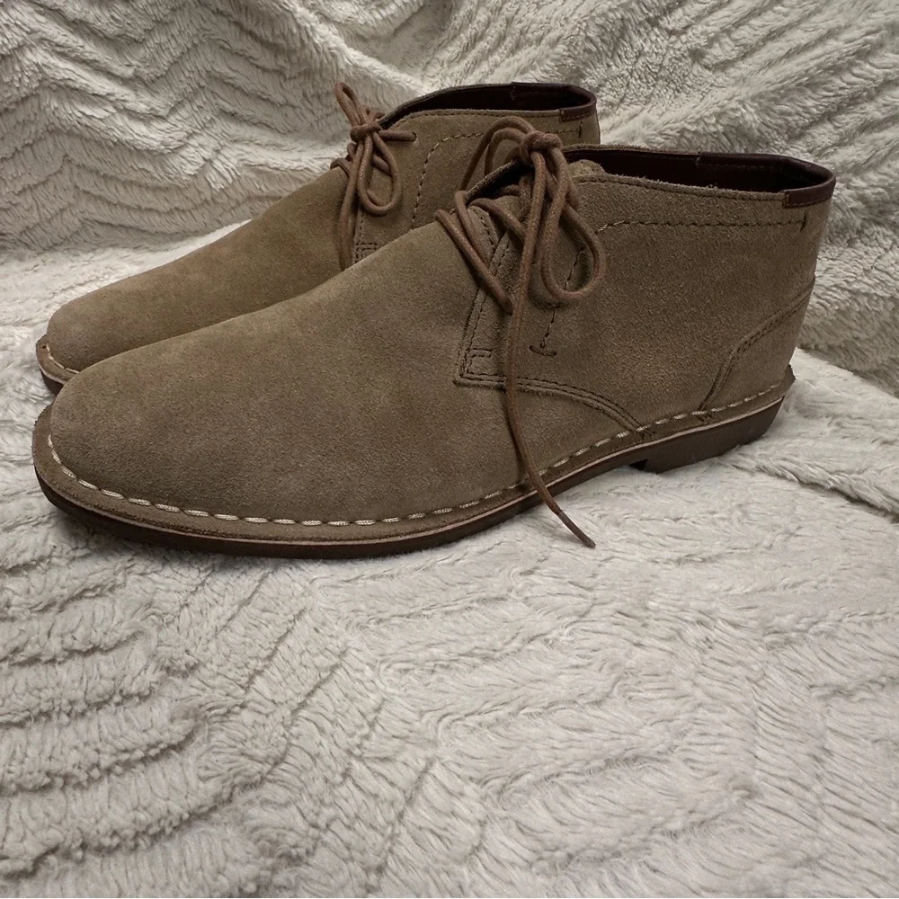 G.H. Bass & Co. Mens Bass-Coleman Leather Upper Suede Boots NWOT, 11 M